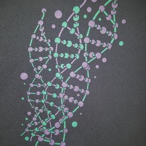 DNA Helix nerdy graphic tee L